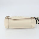 Stella MacCartney Shoulder Bag Leather Beige gold Auth BA8213-5