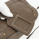 Chloe Eden Shoulder Bag Leather Brown Gold Auth BA8215-15