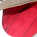 Chloe Eden Shoulder Bag Leather Brown Gold Auth BA8215-17