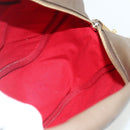 Chloe Eden Shoulder Bag Leather Brown Gold Auth BA8215-18