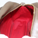 Chloe Eden Shoulder Bag Leather Brown Gold Auth BA8215-19