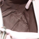 Jimmy Choo Studs Hand Bag Leather 2way Pink Auth BA8217-20