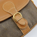 GUCCI Shoulder Bag Canvas Leather Beige Gold 007 23 0125 Auth BA8219-14