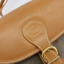 GUCCI Shoulder Bag Canvas Leather Beige Gold 007 23 0125 Auth BA8219-15