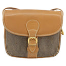 GUCCI Shoulder Bag Canvas Leather Beige Gold 007 23 0125 Auth BA8219-2