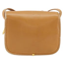 GUCCI Shoulder Bag Canvas Leather Beige Gold 007 23 0125 Auth BA8219-3