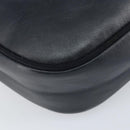 Salvatore Ferragamo Vala Shoulder Bag Leather Navy Gold Auth BA8220-13