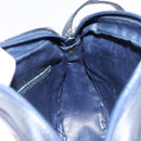 Salvatore Ferragamo Vala Shoulder Bag Leather Navy Gold Auth BA8220-18