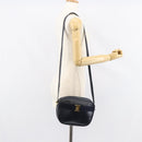 Salvatore Ferragamo Vala Shoulder Bag Leather Navy Gold Auth BA8220-22