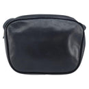 Salvatore Ferragamo Vala Shoulder Bag Leather Navy Gold Auth BA8220-3