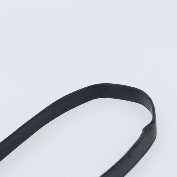 Salvatore Ferragamo Vala Shoulder Bag Leather Navy Gold Auth BA8220