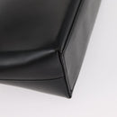 Salvatore Ferragamo Gancini Shoulder Bag Leather Black Silver Auth BA8223-10