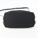 Salvatore Ferragamo Hand Bag Nylon Enamel 2way Black Auth BA8225-5