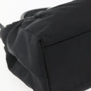 Salvatore Ferragamo Hand Bag Nylon Enamel 2way Black Auth BA8225-17