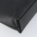 Salvatore Ferragamo Gancini Shoulder Bag Leather Black Gold Auth BA8226-16