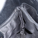 Salvatore Ferragamo Gancini Shoulder Bag Leather Black Gold Auth BA8226-17