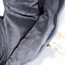 Salvatore Ferragamo Gancini Shoulder Bag Leather Black Gold Auth BA8226-23