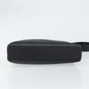 Salvatore Ferragamo Gancini Shoulder Bag Leather Black Gold Auth BA8226-5