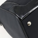 Salvatore Ferragamo Boston Bag Nylon Black Silver Auth BA8227-13