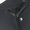 Salvatore Ferragamo Boston Bag Nylon Black Silver Auth BA8227-15