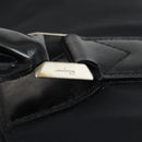 Salvatore Ferragamo Boston Bag Nylon Black Silver Auth BA8227-16