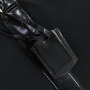 Salvatore Ferragamo Boston Bag Nylon Black Silver Auth BA8227-17