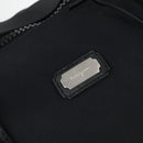 Salvatore Ferragamo Boston Bag Nylon Black Silver Auth BA8227-18