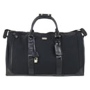 Salvatore Ferragamo Boston Bag Nylon Black Silver Auth BA8227-2