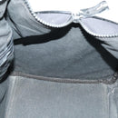 Salvatore Ferragamo Boston Bag Nylon Black Silver Auth BA8227-22