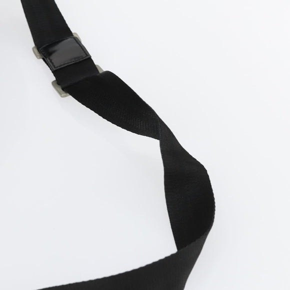 Salvatore Ferragamo Boston Bag Nylon Black Silver Auth BA8227