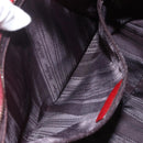 Salvatore Ferragamo Gancini Tote Bag Leather Red Auth BA8228-20