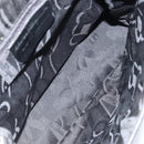 Salvatore Ferragamo Gancini Shoulder Bag Leather Black Silver Auth BA8229-17