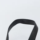 Salvatore Ferragamo Gancini Shoulder Bag Leather Black Silver Auth BA8229-8