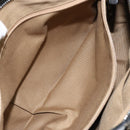 Salvatore Ferragamo Gancini Tote Bag Enamel Black Silver Auth BA8231-23