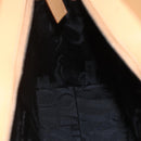 Salvatore Ferragamo Gancini Hand Bag Leather 2way Beige Silver Auth BA8232-21