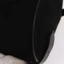 Salvatore Ferragamo Gancini Backpack Suede Black Gold Auth BA8233-12