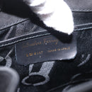 Salvatore Ferragamo Gancini Backpack Suede Black Gold Auth BA8233-18