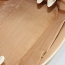 BURBERRY Nova Check Hand Bag Canvas Beige Silver Auth BA8236-16