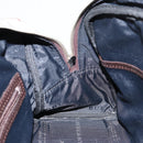 BURBERRY Nova Check Tote Bag Nylon Beige Silver Auth BA8238-18