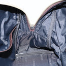 BURBERRY Nova Check Tote Bag Nylon Beige Silver Auth BA8238-19