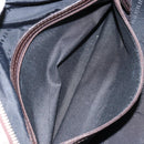 BURBERRY Nova Check Tote Bag Nylon Beige Silver Auth BA8238-21