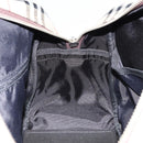 BURBERRY Nova Check Tote Bag Nylon Beige Silver Auth BA8239-18