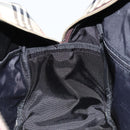 BURBERRY Nova Check Tote Bag Nylon Beige Silver Auth BA8239-19