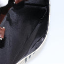 BURBERRY Nova Check Tote Bag Nylon Beige Silver Auth BA8239-12