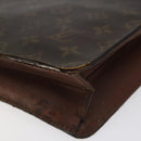 LOUIS VUITTON Monogram Pochette Homme Clutch Bag M51795 LV Auth BA824-15