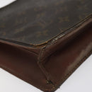 LOUIS VUITTON Monogram Pochette Homme Clutch Bag M51795 LV Auth BA824-16