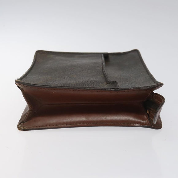 LOUIS VUITTON Monogram Pochette Homme Clutch Bag M51795 LV Auth BA824