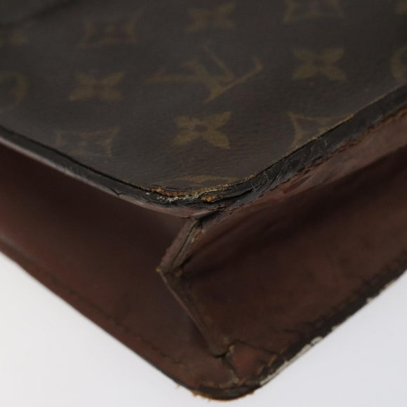 LOUIS VUITTON Monogram Pochette Homme Clutch Bag M51795 LV Auth BA824