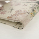 Christian Dior Caro Dahlia Bifold Wallet Leather White Gold Auth BA8247M-15