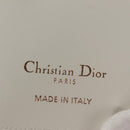 Christian Dior Caro Dahlia Bifold Wallet Leather White Gold Auth BA8247M-21